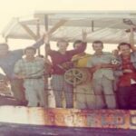 En la foto, momento del éxodo del Mariel