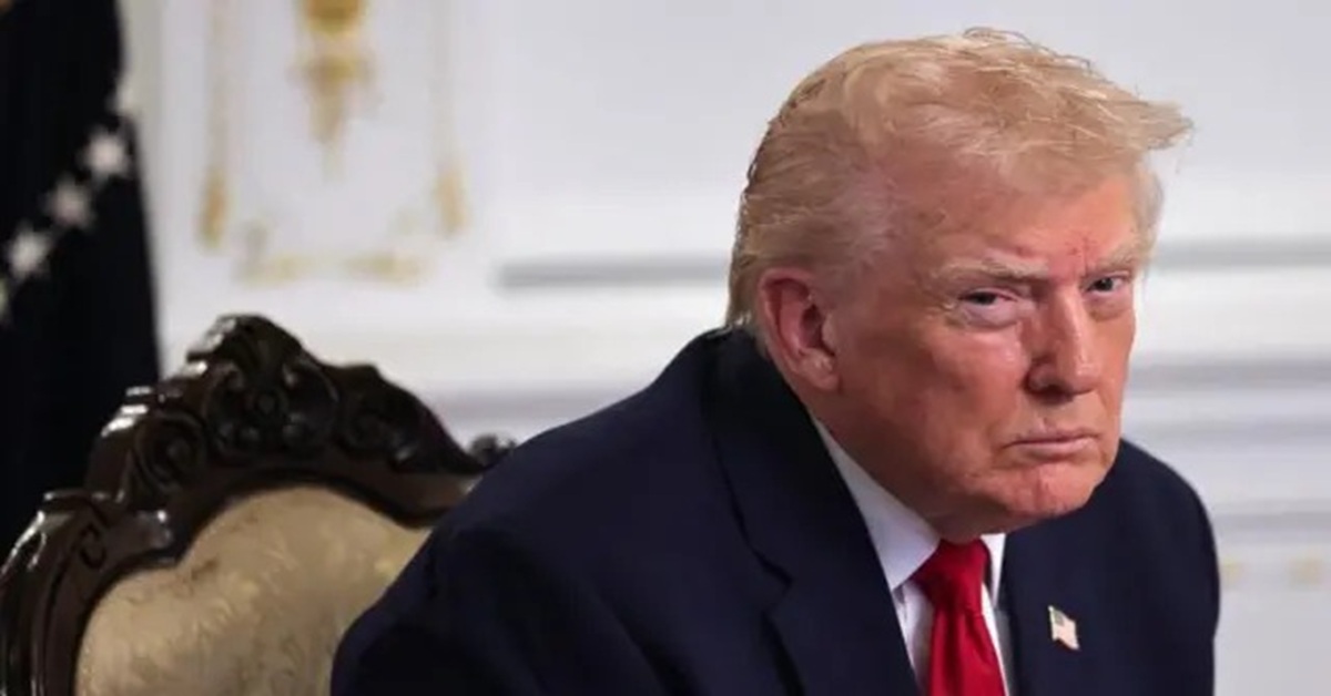 En la foto, Donald Trump