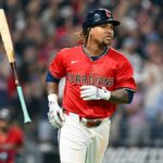 En la foto, JOsé Ramírez