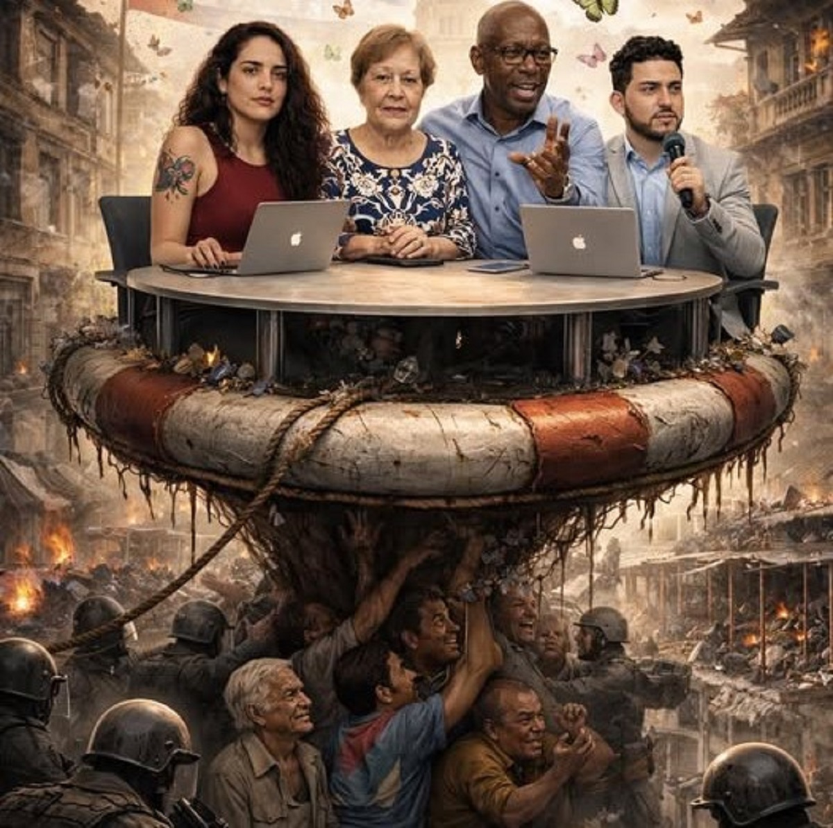 En la foto, una imagen relativa al texto