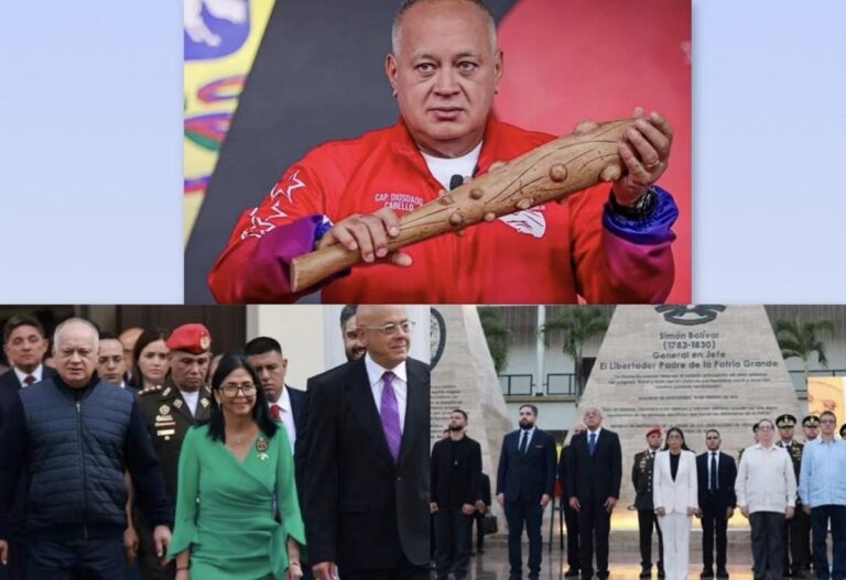 En la foto, la cúpula venezolana