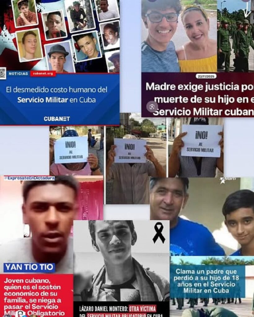 En la foto, un collage relativo al texto