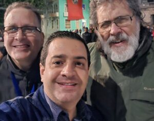 En la foto, Luis Morlote, Humberto López y Abel Prieto, personeros del régimen castrista