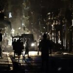 En la foto, apagón en La Habana