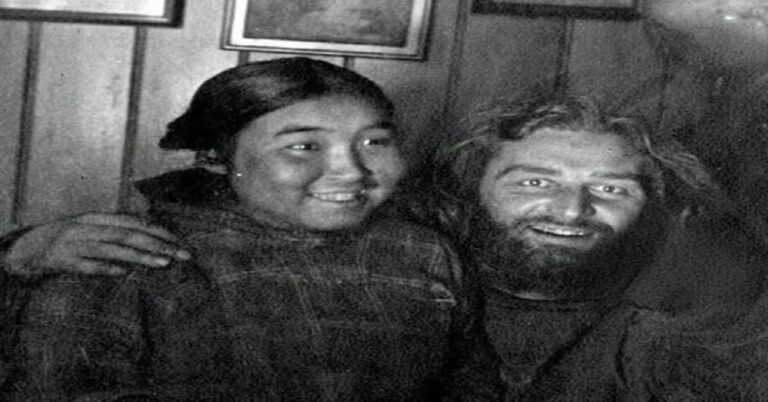 En la foto, Peter Freuchen y su esposa