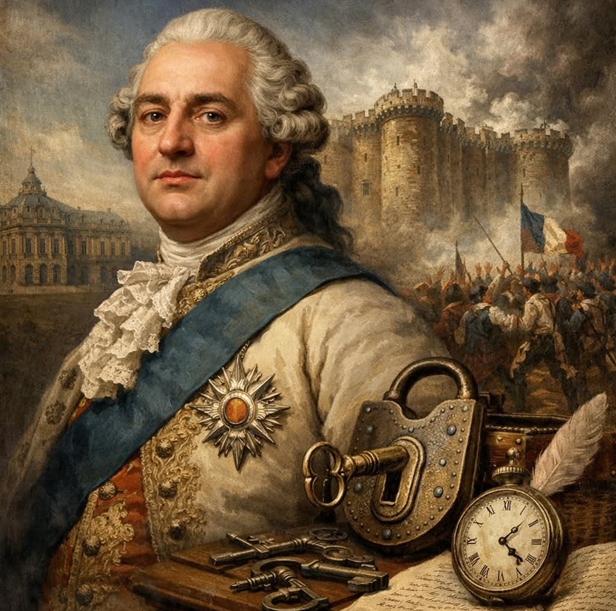 En la foto, el rey Luis XVI