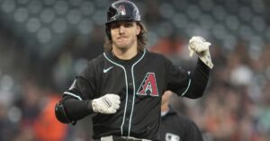 En la foto, Jake McCarthy