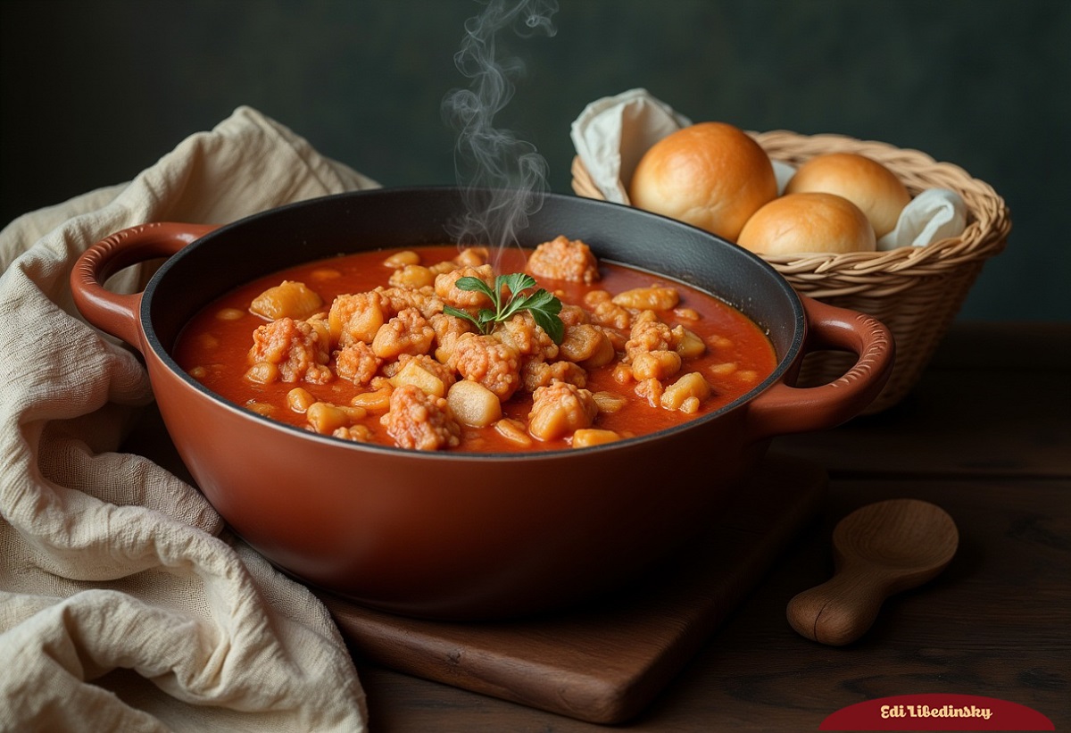 En la foto, el plato de referencia