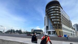 En la foto, Hotel Prado y Malecón