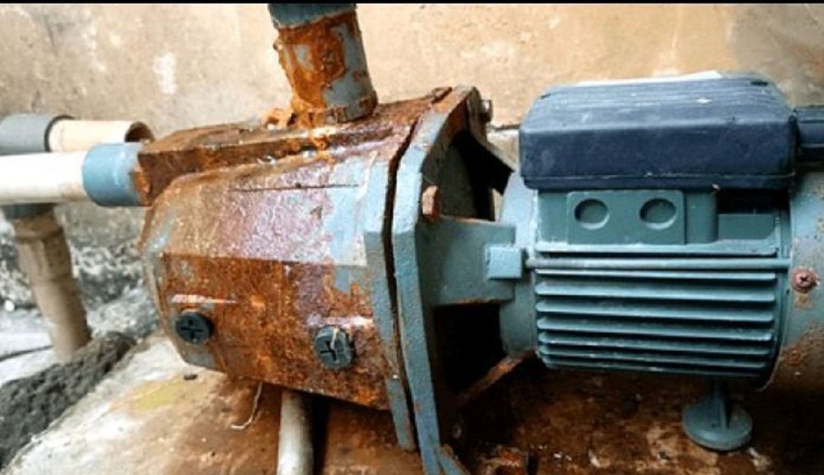 En la foto, un motor de agua