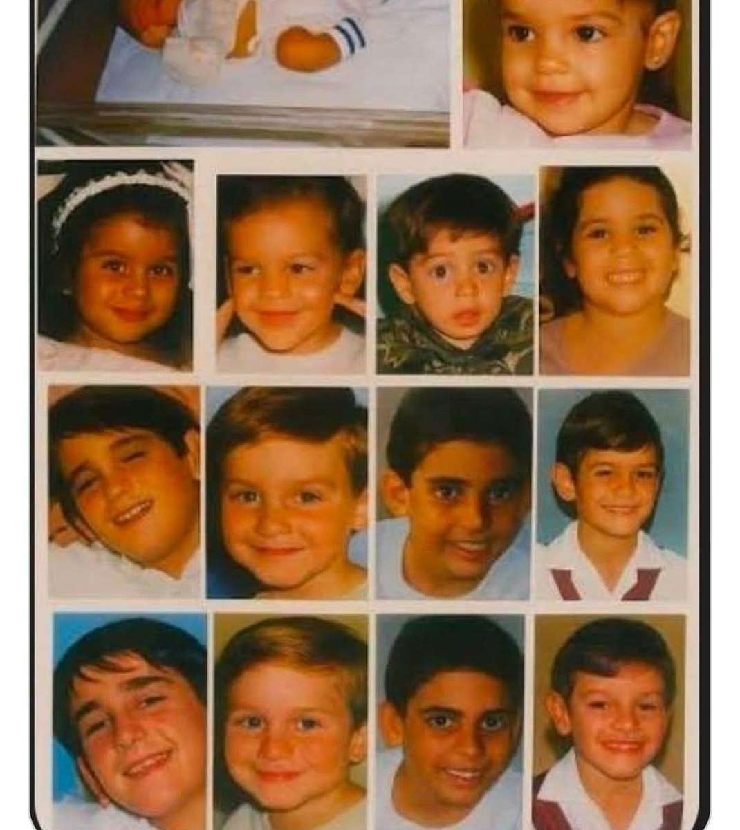 En la foto, los niños asesinados en el remolcador 13 de marzo