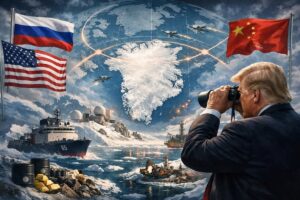 En la foto, ua imagen relativa a Groen landia y al interés de EEUU