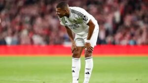 En la foto, Kylian Mbappé