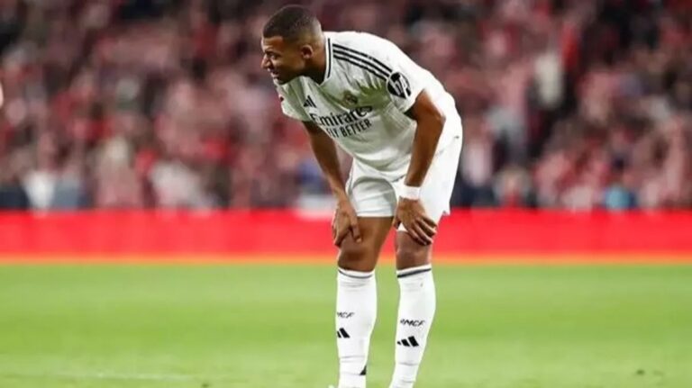 En la foto, Kylian Mbappé