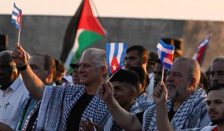 En la foto, parte de la cúpula cubana