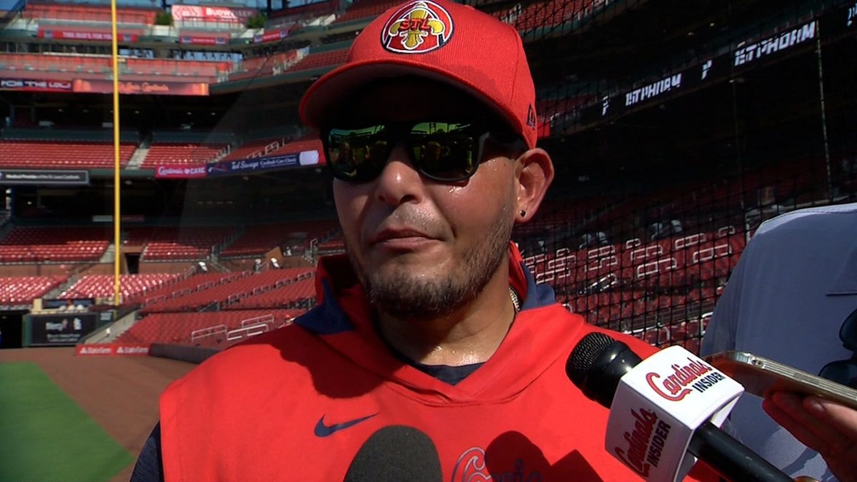 En la foto, Yadier Molina