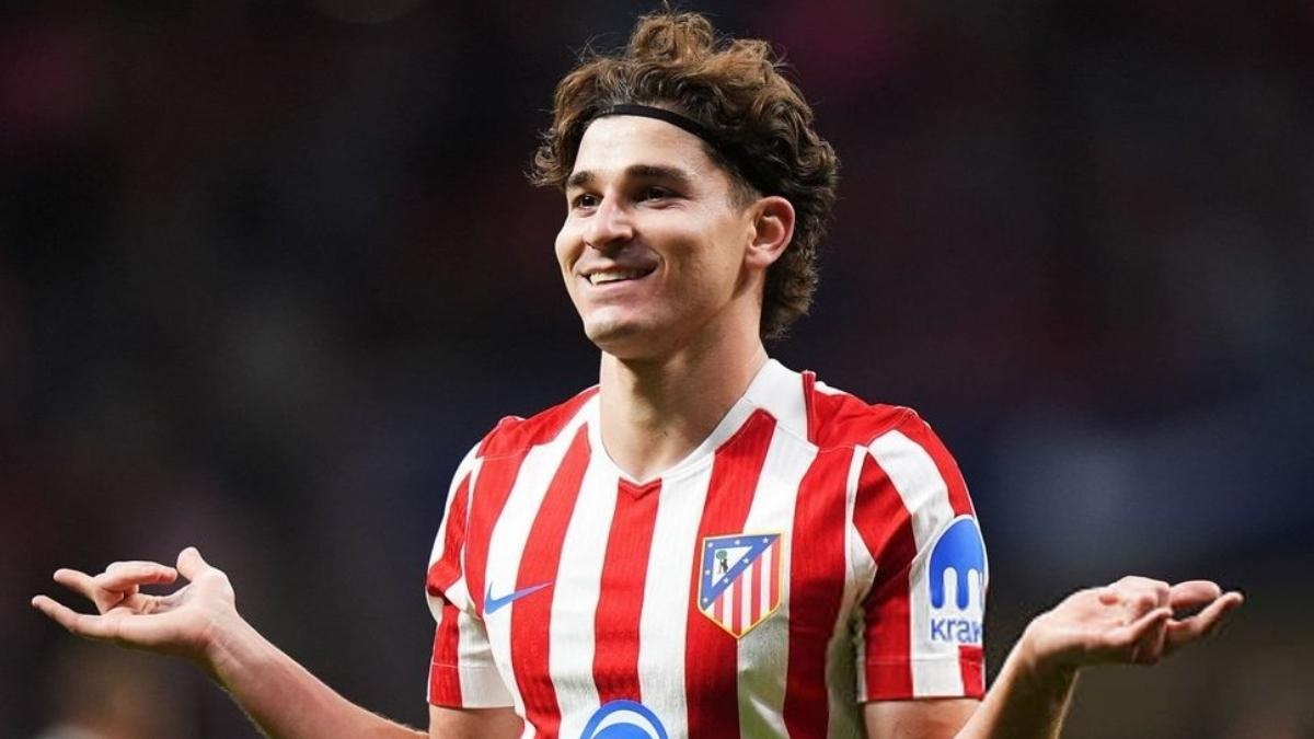 En la foto, Julián Álvarez