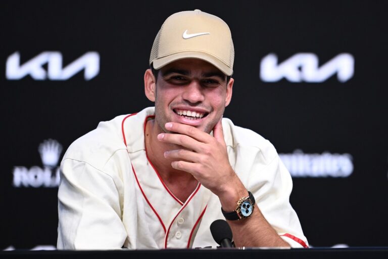 En la foto, Carlos Alcaraz