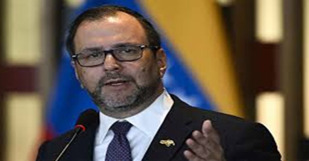 En la foto, el canciller venezolano Yván Gil