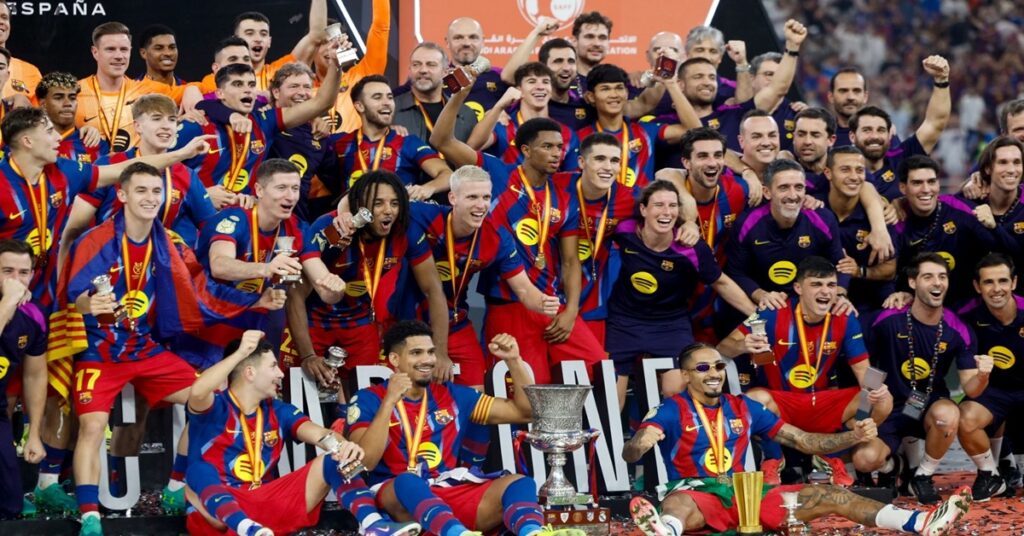 Barcelona vence al Madrid y es supercampeón de España