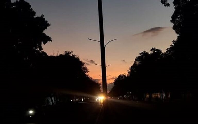 En la foto, un amanecer