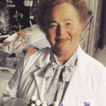 En la foto, Gertrude Elion