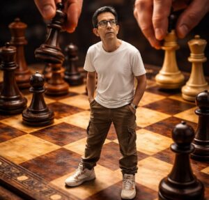 En la foto, de AI, el autor