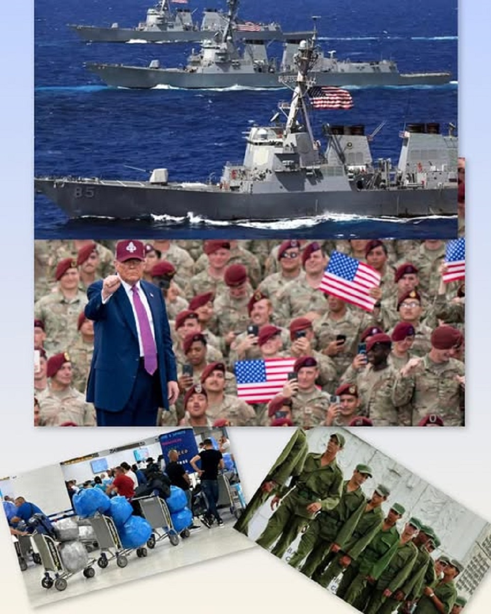 En la foto, un collage de las opciones de Washington en Cuba