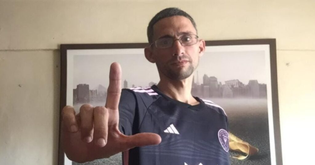 En la foto, Nadir Martín Perdomo