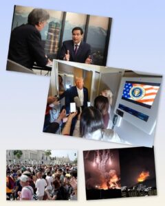 En la foto, un collage con imágenes relacionadas con el texto