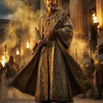 En la foto, el rey Salomón