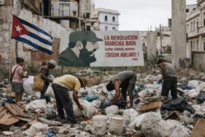 En la foto, una imagen habitual en Cuba
