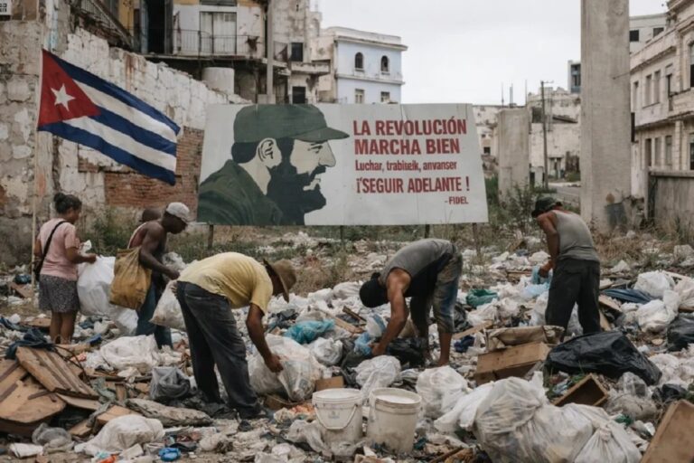 En la foto, una imagen habitual en Cuba