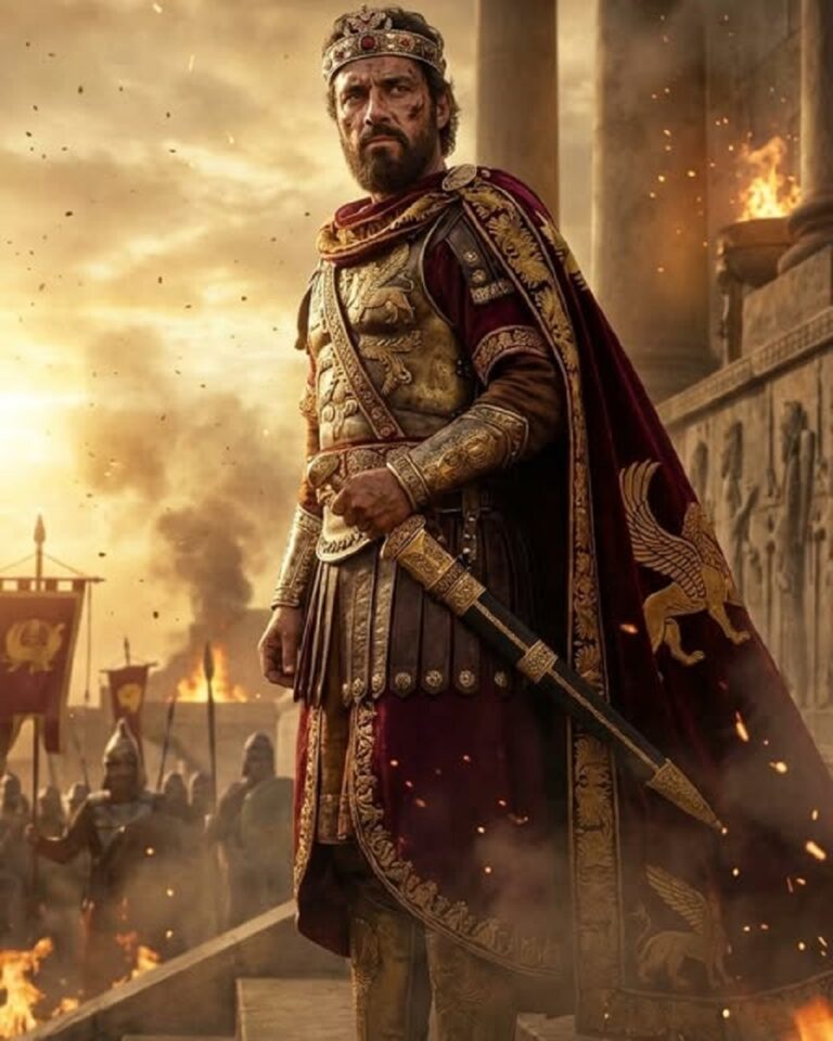 En la foto, una imagen de AI de Atajerjes I, el rey persa