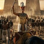 En la foto, una imagen de AI de Tutmose III