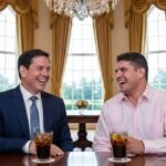 En la foto, una imagen de Ai de El Cangrejo y Marco Rubio