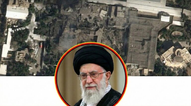 En la foto, imagen satelitel del refugio de Alí Jamanei