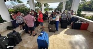 En la foto, movimiento de turistas en Cuba