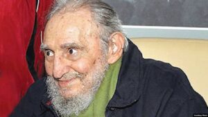 En la foto, Fidel Castro en sus últimos tiempos