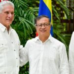 En la foto, Díaz-Canel y Gustavo Petro