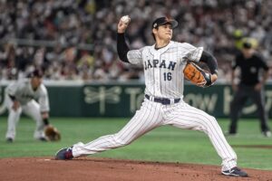 En la foto, Shohei Ohtani