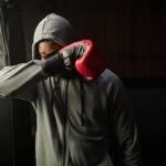 En la foto, un boxeador