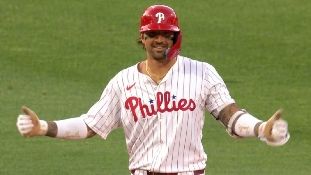 En la foto, Nick Castellanos