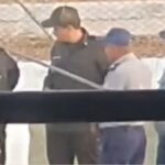 En la foto, oficiales fuera de la prisión de Canaleta