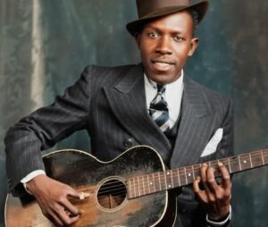 En la foto, Robert Johnson