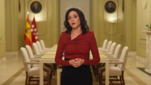 En la foto, Isabel Díaz Ayuso