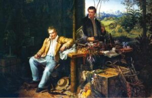 En la foto, Humboldt en Cuba