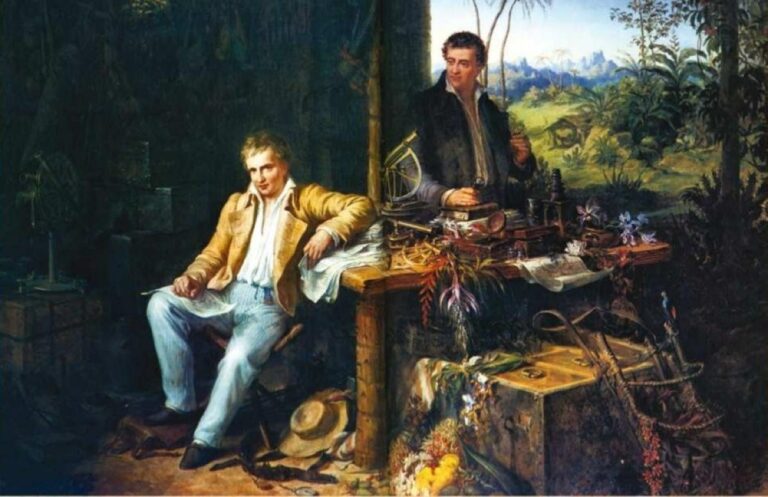 En la foto, Humboldt en Cuba