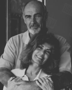 En la foto, Sean Connery y Micheline Roquebrune