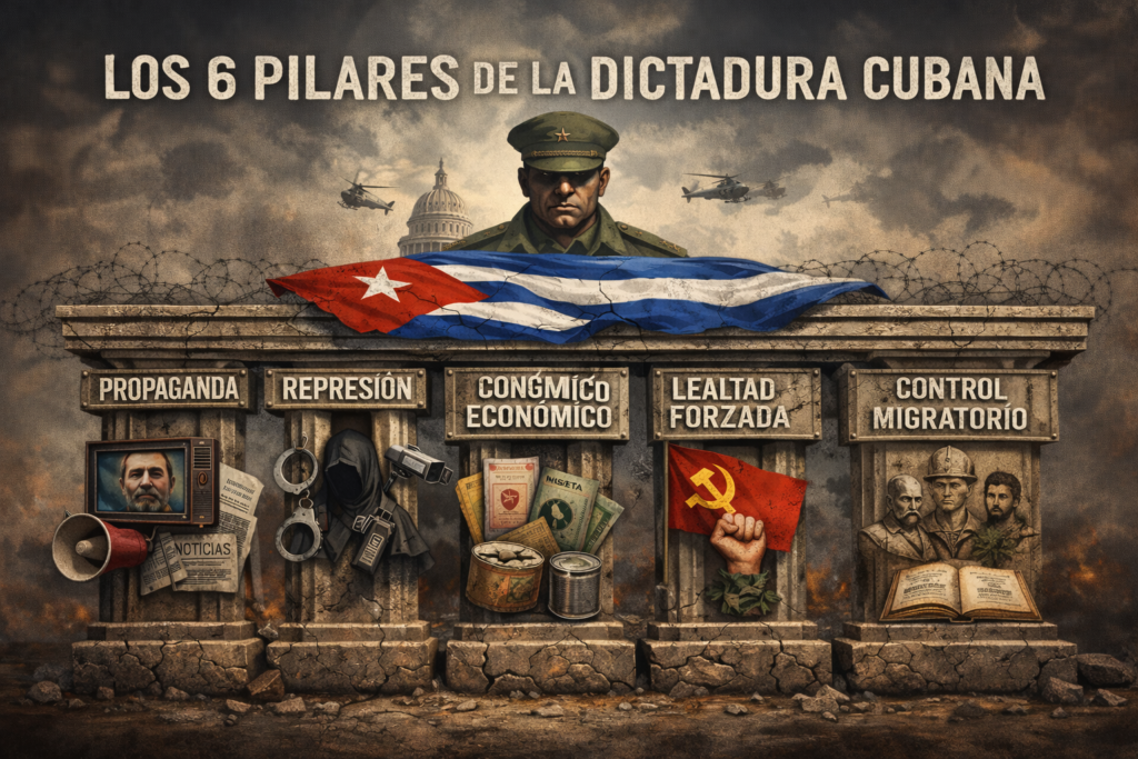 Pilares de la dictadura cubana: seis claves que explican por qué el sistema sigue en pie 4 Pilares de la dictadura cubana: seis claves que explican por qué el sistema sigue en pie